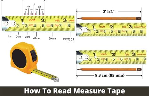 Tape Measure Reading Chart