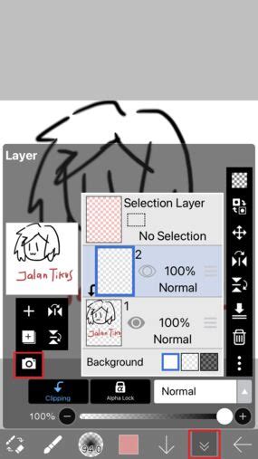 Teknik Menggunakan Reference Layer dalam Ibis Paint X