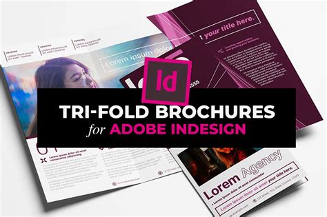 Template Brochure Indesign Tri Fold