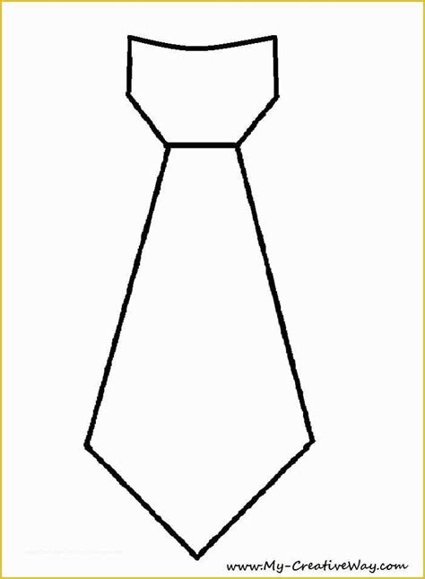 Template For A Tie