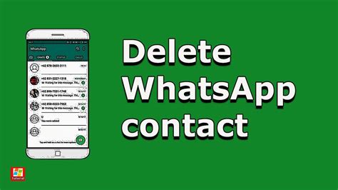 Third-party WhatsApp Contact Remover