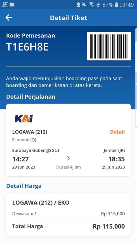 tiket kereta api