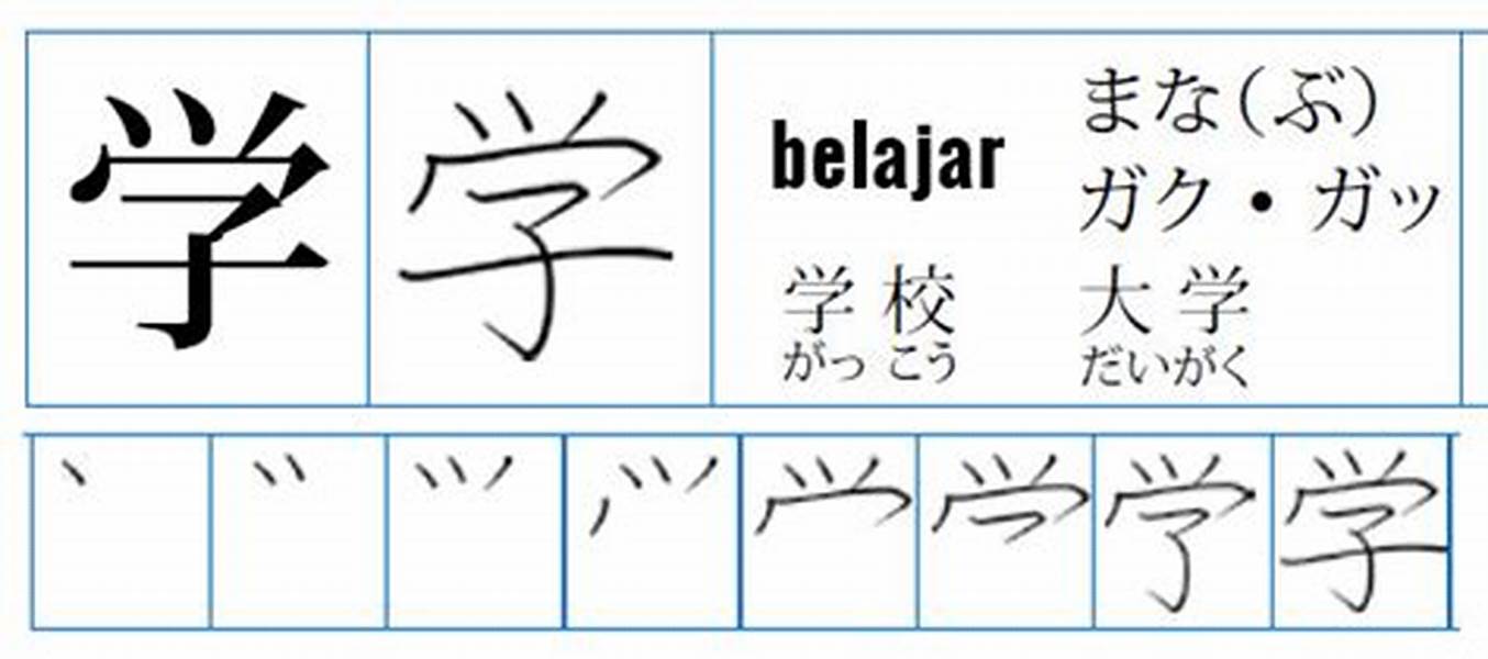 tips menulis kanji dengan benar