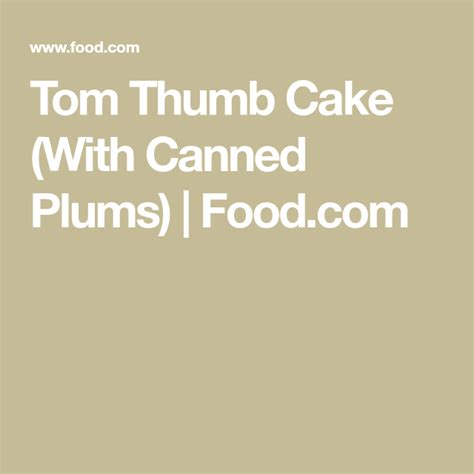 Tom Thumb Cake Catalog Request