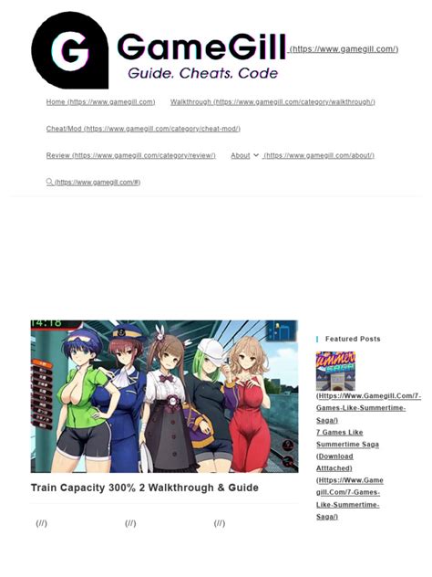 Train Capacity 300 2 Walkthrough