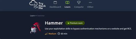 Tryhackme Hammer Walkthrough