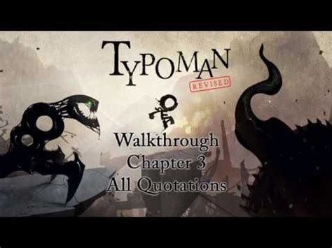 Typoman Walkthrough Chapter 3