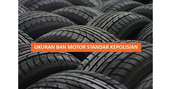 Ukuran standar ban motor Indonesia