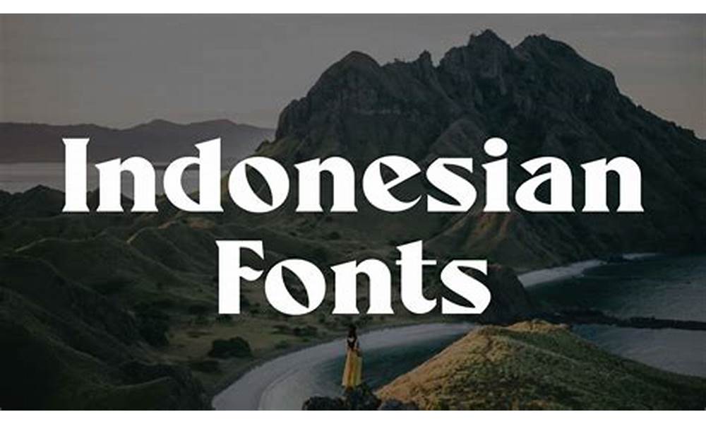 ukuran font indonesia