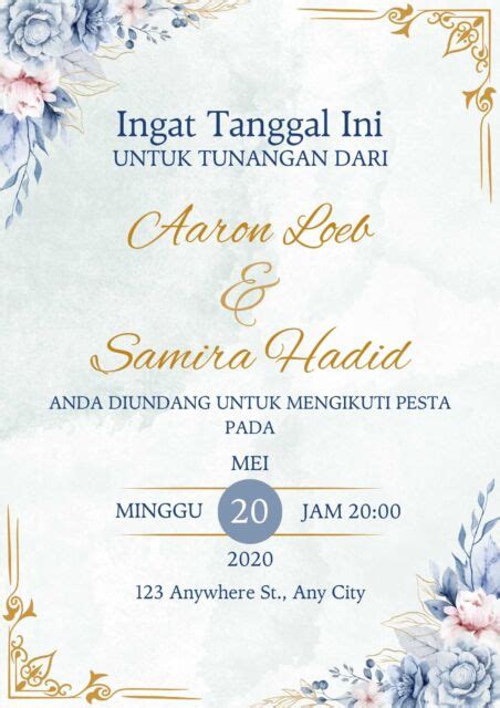 Undangan Tunangan