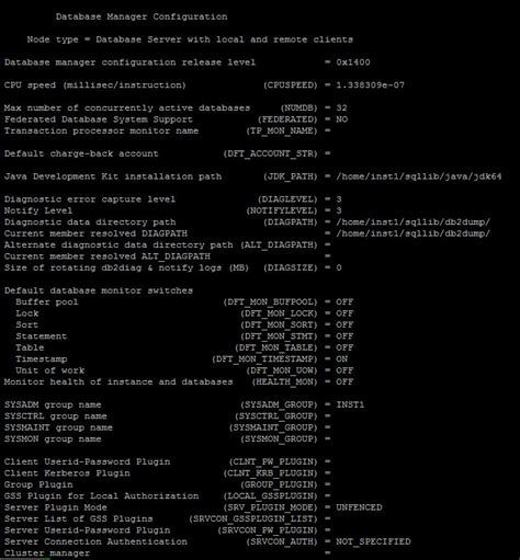 Update Dbm Cfg Using Catalog Noauth Yes