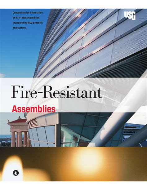 Usg Fire Resistant Assemblies Catalog