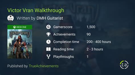 Victor Vran Walkthrough