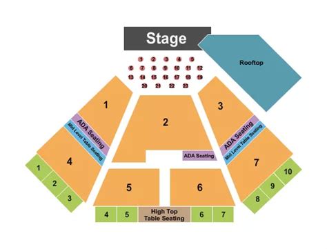 Vystar Amphitheater Seating Chart