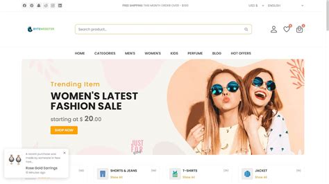 Web Template Ecommerce