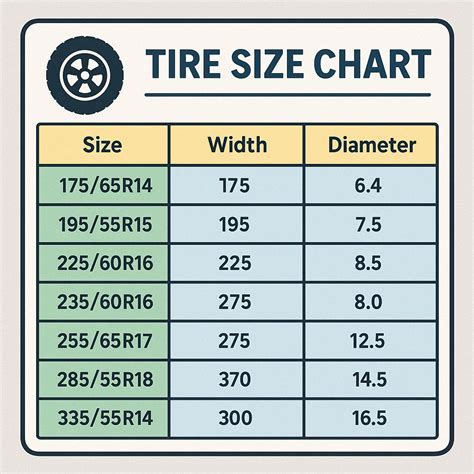 Wheel Size Conversion Chart
