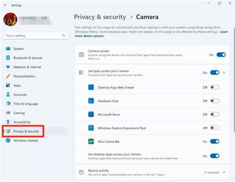Windows 11 Camera Privacy Settings