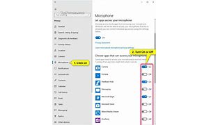 windows microphone access for apps
