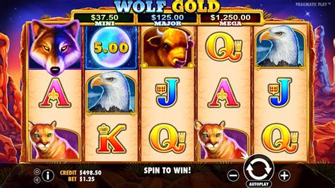 Wolf Gold nature themed slot with jackpot