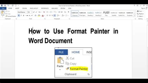 Format Painter