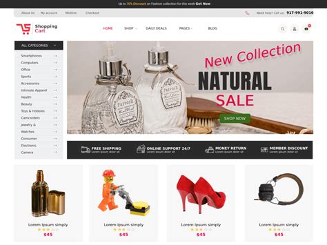 Wordpress Shopping Template