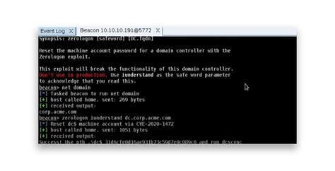 Zerologon Exploit Walkthrough